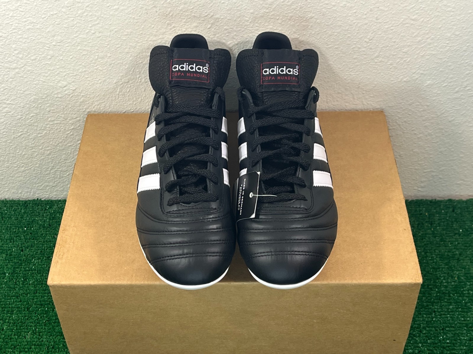 NEW Adidas Copa Mundial FG Black White Soccer Cleats Leather Made in Germany