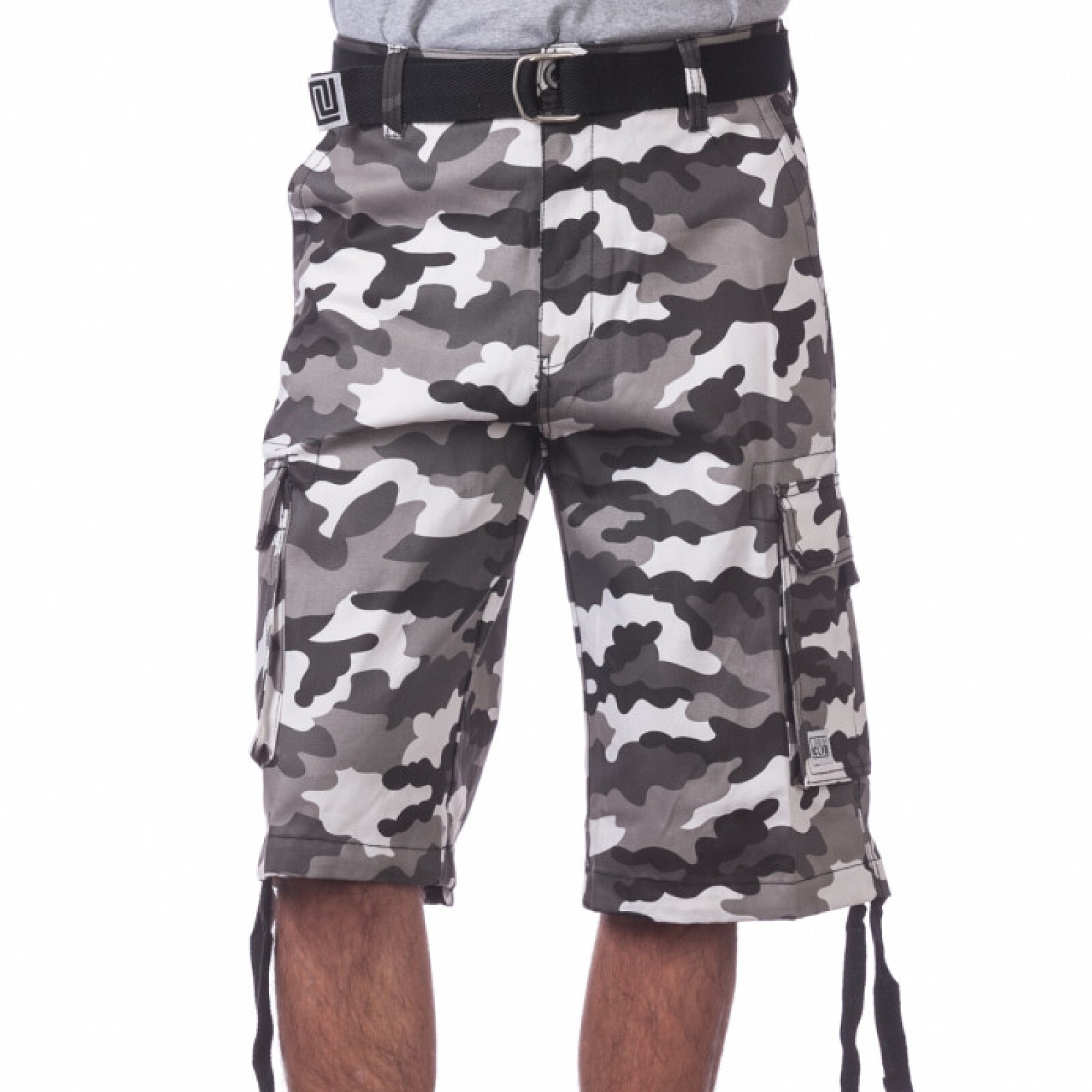 PROCLUB MENS HEAVYWEIGHT TWILL CARGO SHORTS PRO CLUB 6 POCKETS SHORTS (S-5XL)