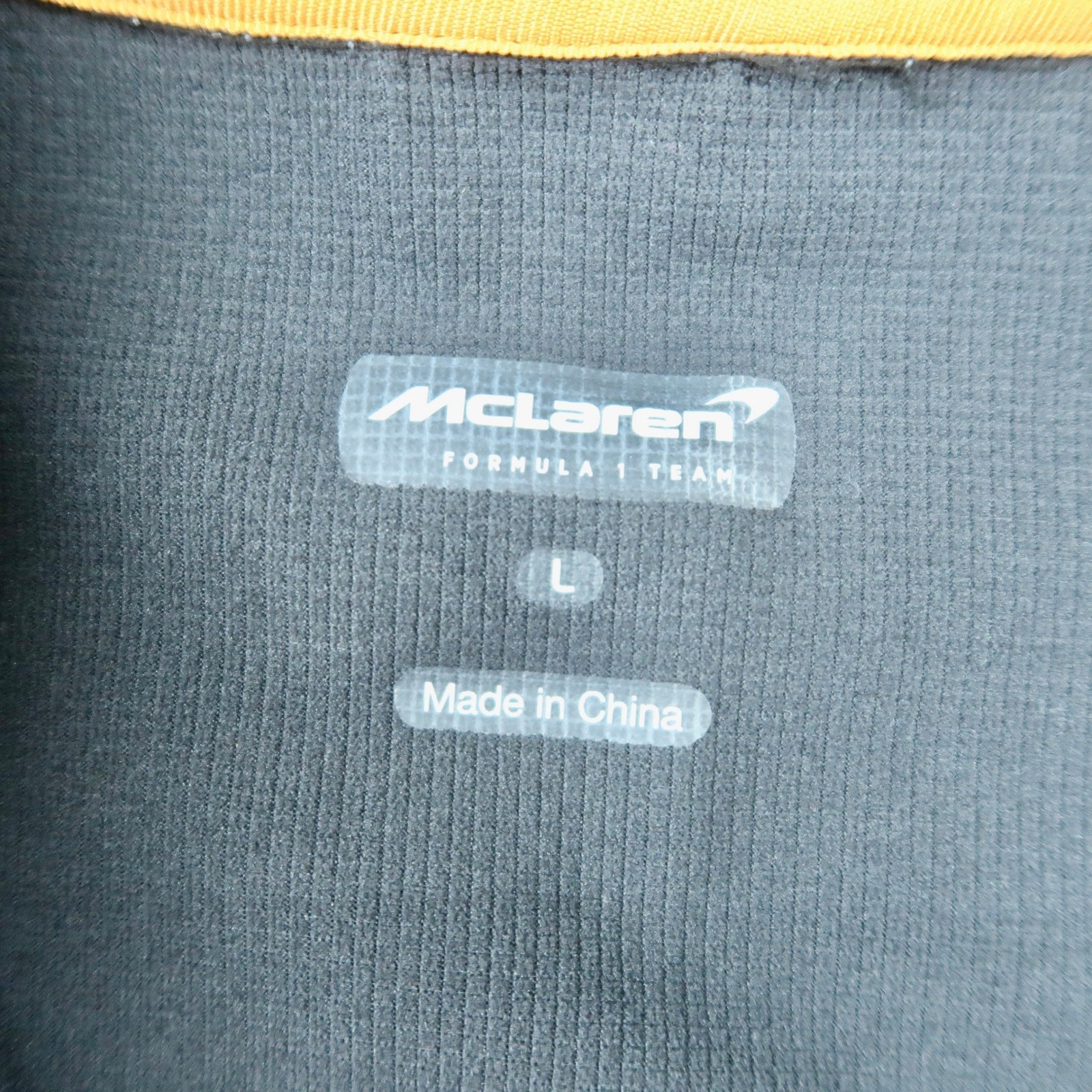 McLaren Formula 1 Team Mens Softshell Vest Charcoal Grey Orange Hilton L Large