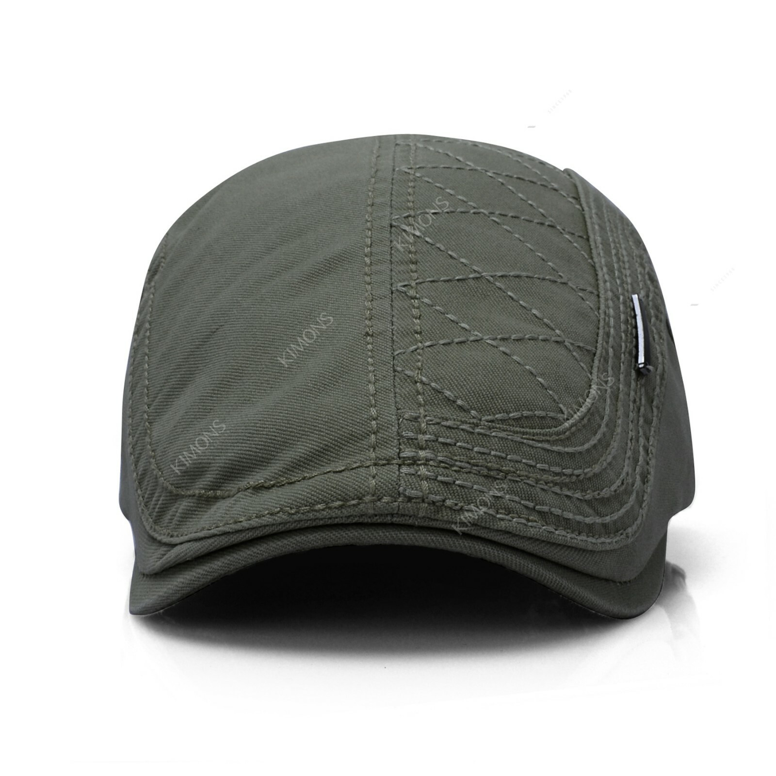 Washed Cotton Gatsby Cap Mens Ivy Hat Golf Driving Summer Flat Cabbie Newsboy