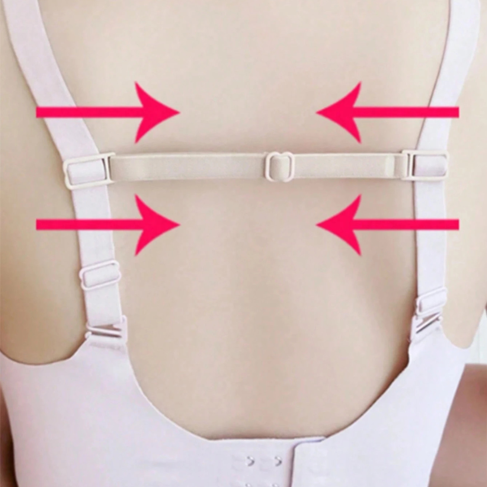 Anti Slip Straps Clips Holder Bra Women Non-Slip Adjustable Bra Sports Rope Back
