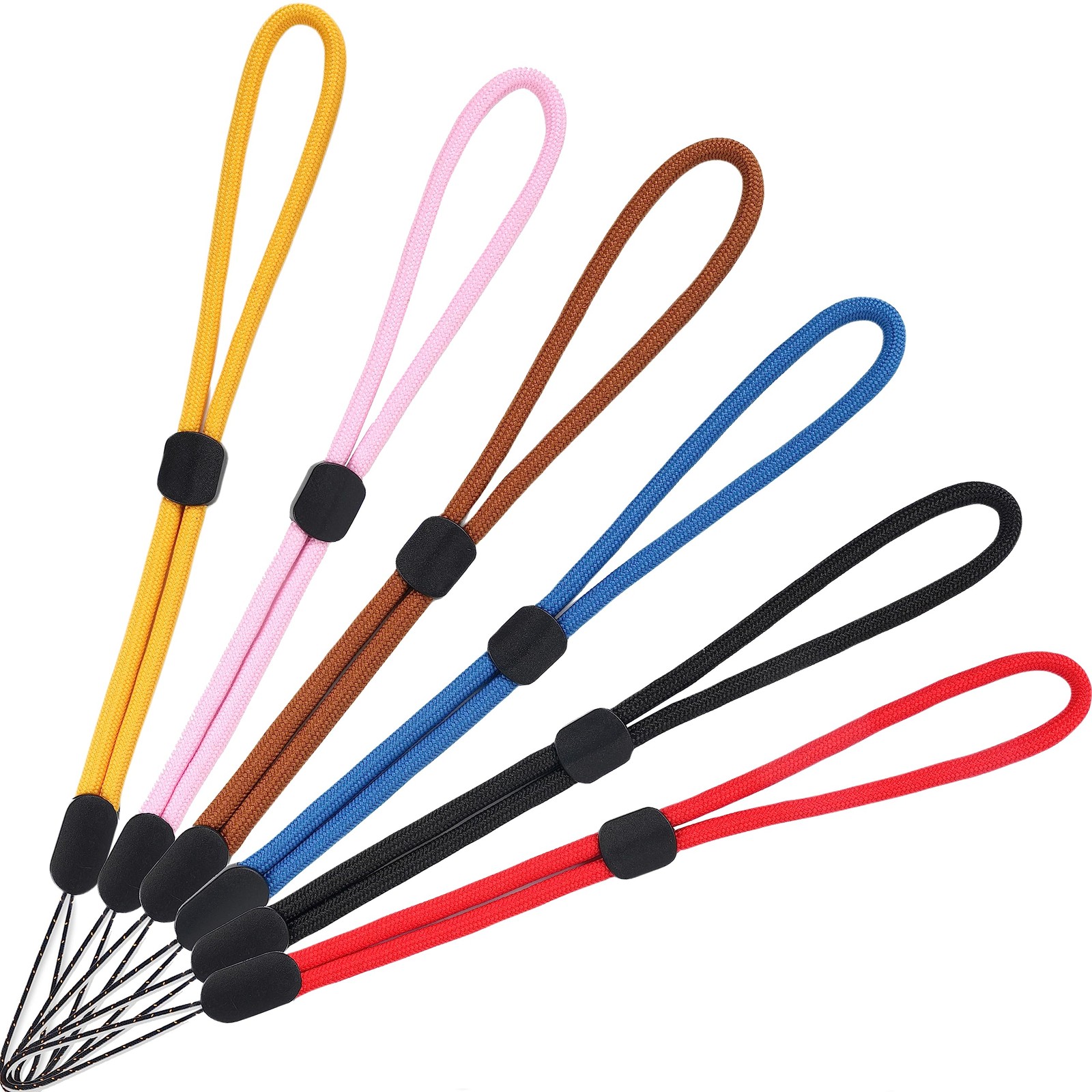 Wrist Lanyards 6 Pcs Adjustable Length Small Strap Wrist Lanyard For Keys Pho…