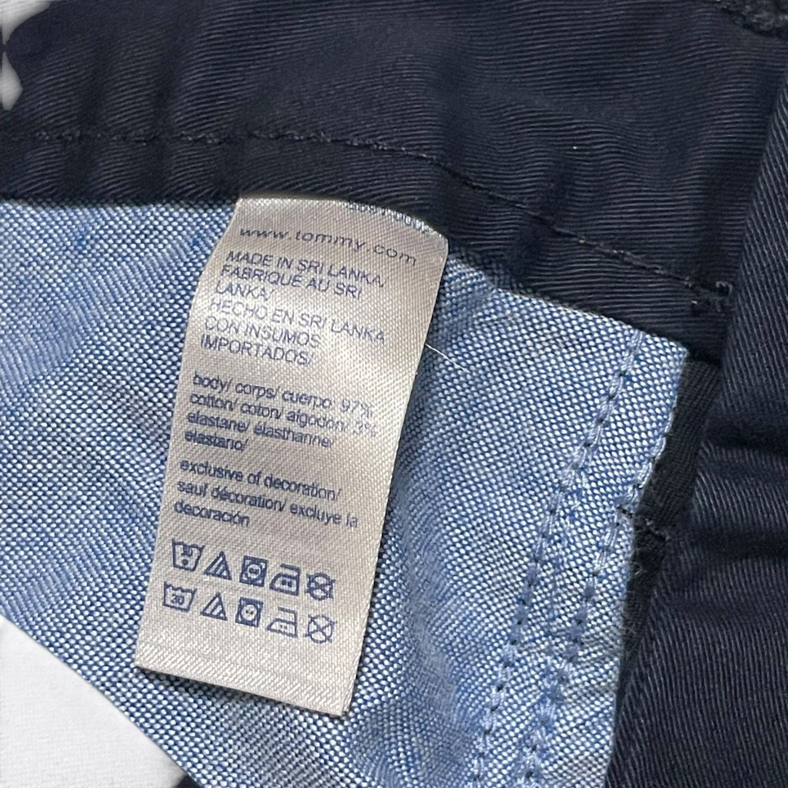 NWT Tommy Hilfiger Men’s Stretch Twill Straight Fit Pants Slimmer Hip and Thing