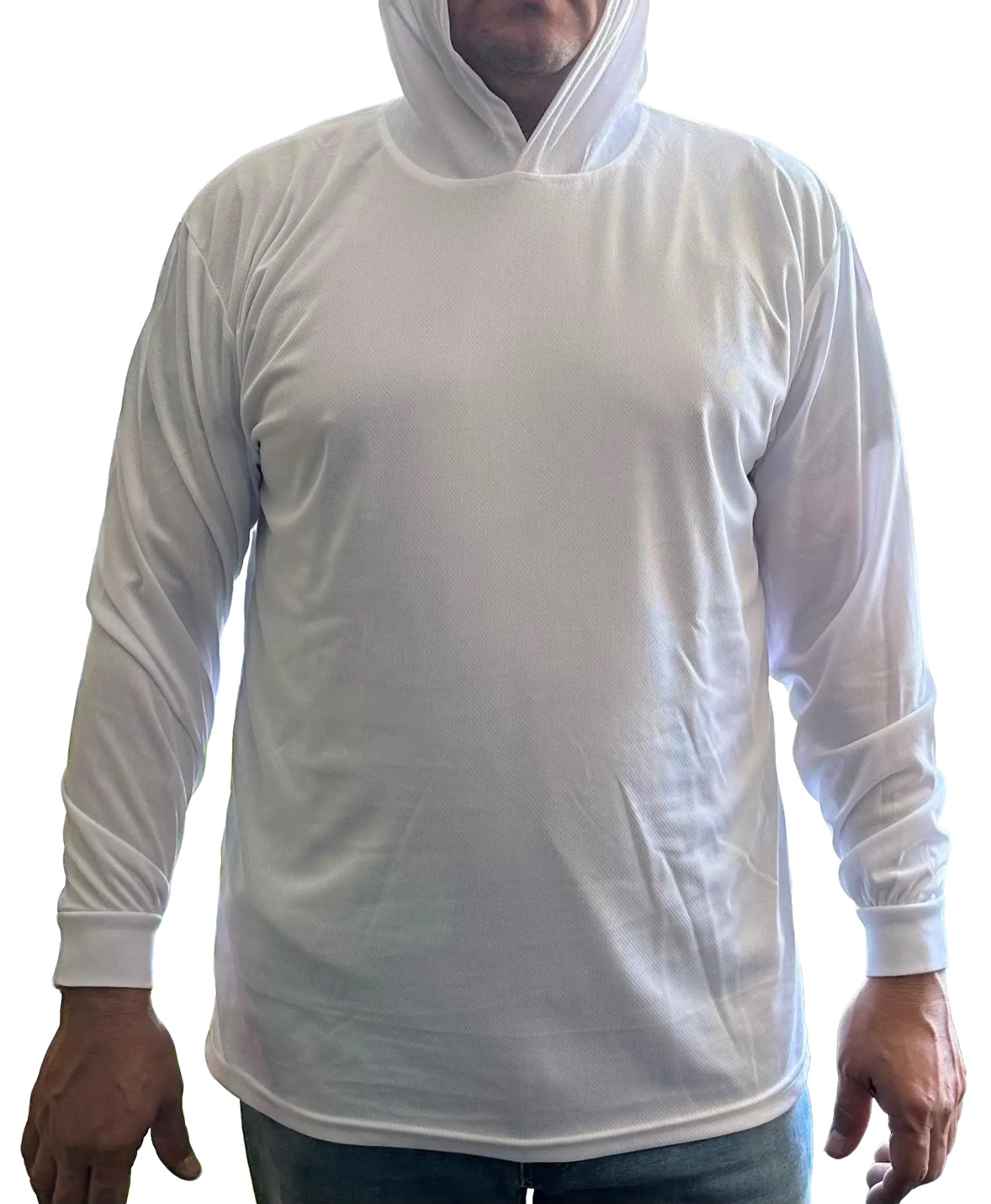 Painters Hoodie White High Visibility Shirt / Air Cooling Flow