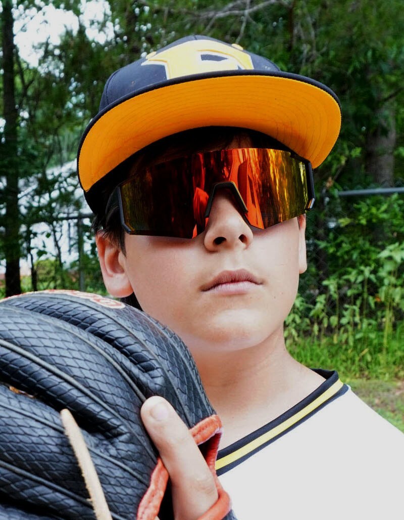 Velos Sports™ Shades Sunglasses – Polarized Mirrored TAC Lenses Baseball Cycling
