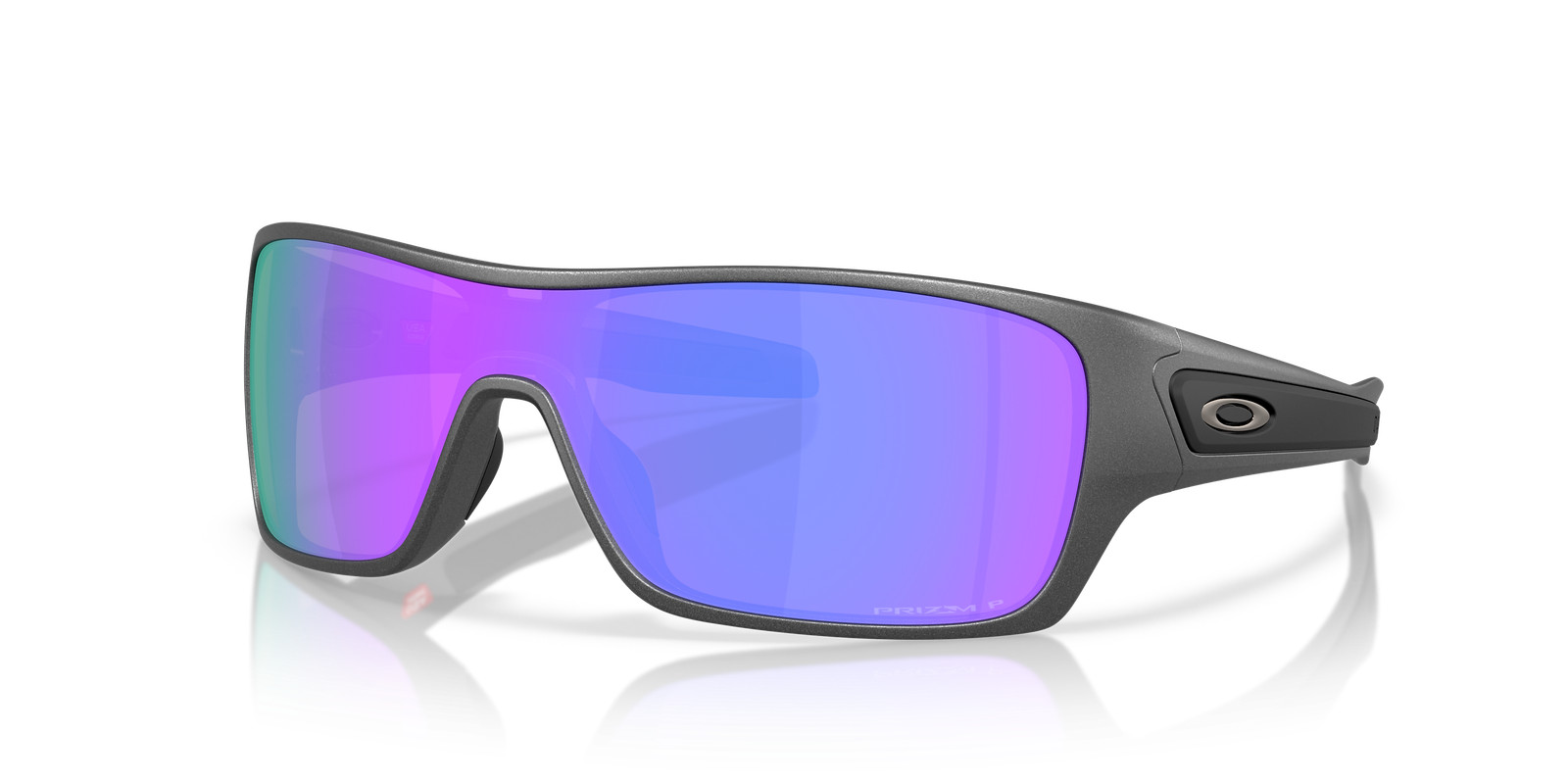 Oakley Turbine Rotor Matte Steel/Prizm Violet Polar Sunglasses OO9307-3132