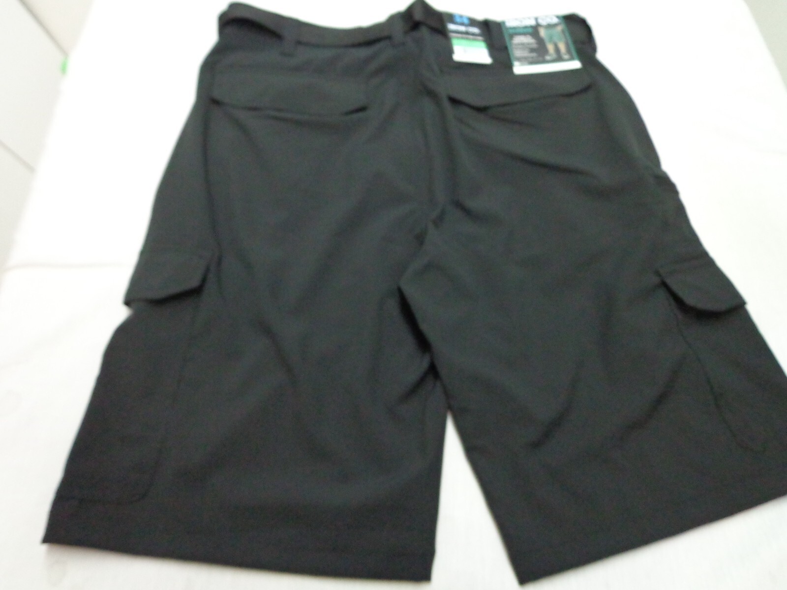 IRON CO. Hybrid Belted Shorts Black Size 34 NEW