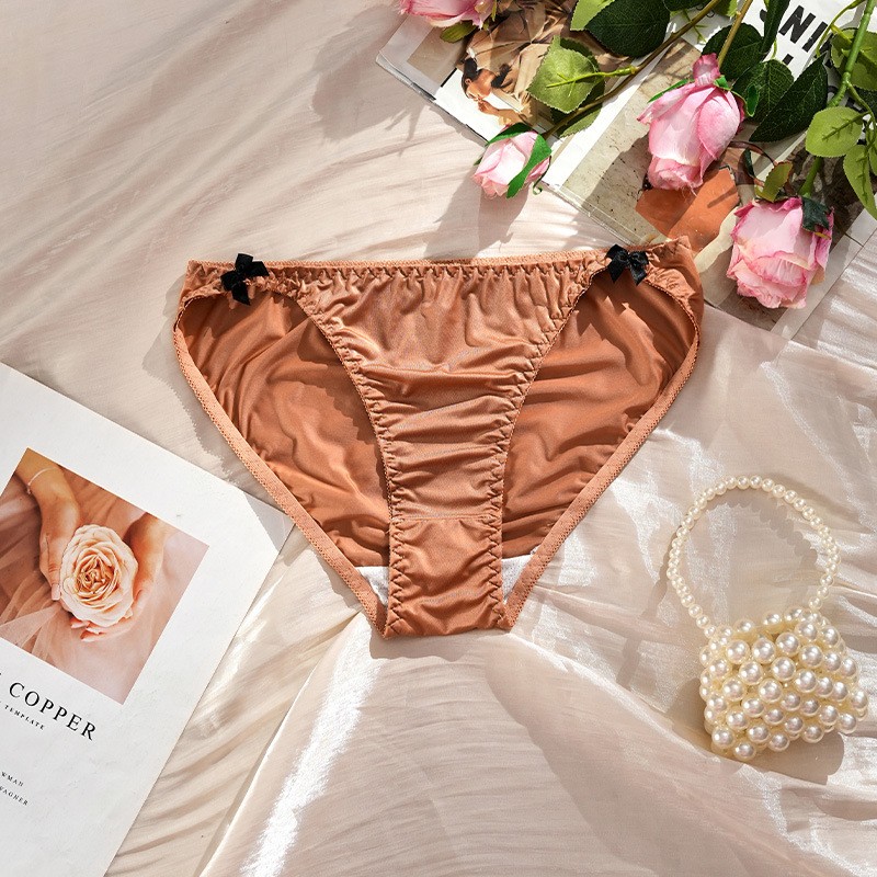 6 Pack Lot Sexy Womens Satin Panties Bikinis Briefs Underwear Ladies Lingeries