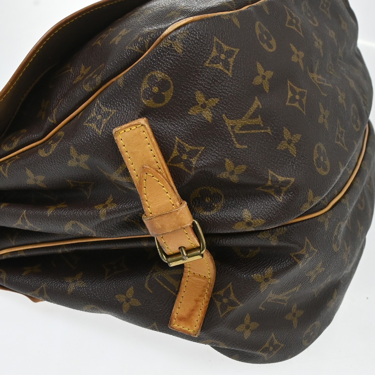 Best06 LOUIS VUITTON SAUMUR 35 SHOULDER BAG MONOGRAM M42254 AR0992 YQ05746