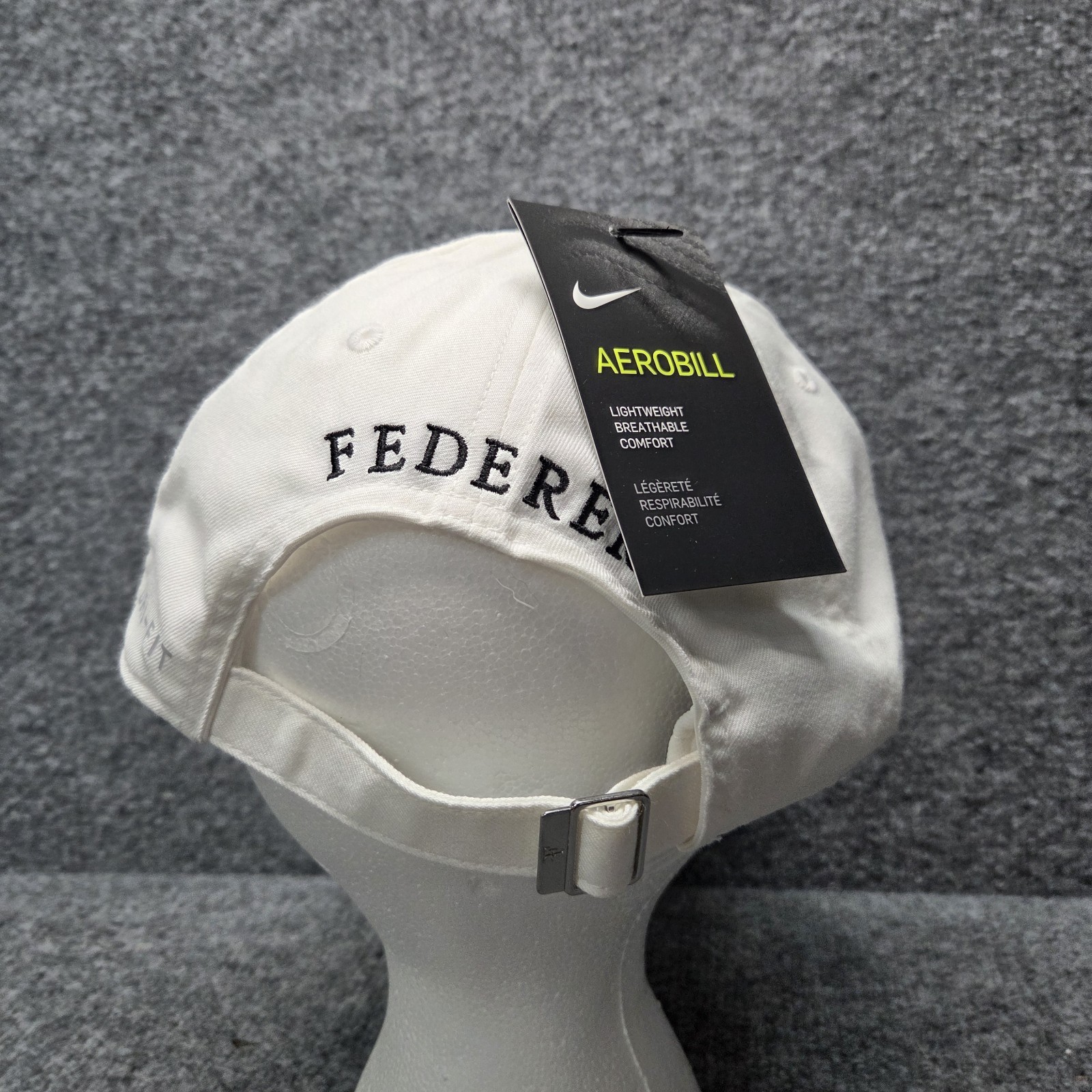 New Nike RF Aerobill H86 Cap Roger Federer Hat Tennis Dri Fit AH6985-100 White