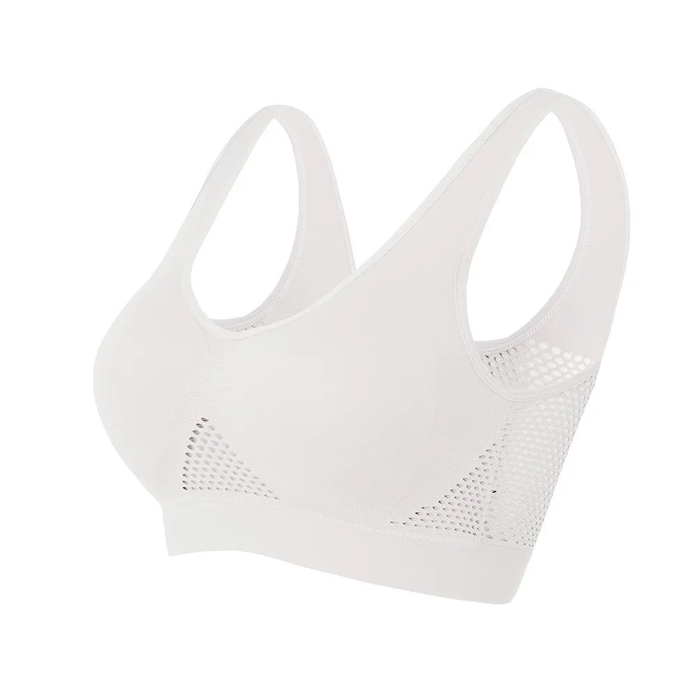 Sports Bra Seamless Yoga Everyday Wireless Push Up Comfort Top Stretch Fitness