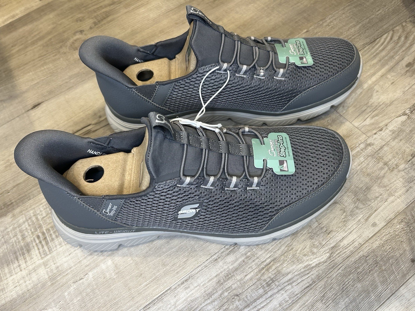 Sport By Sketchers Hands-Free Step-Ins Men’s Gray Size 8 Machine Washable