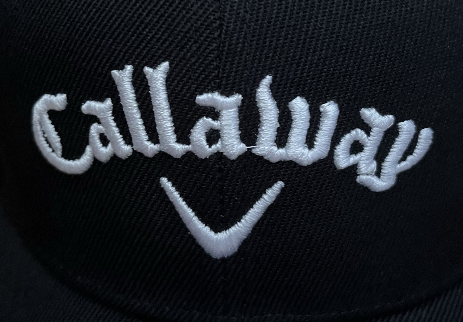 Callaway Black Baseball Cap. Hat. *** A hat worth more than its price.
