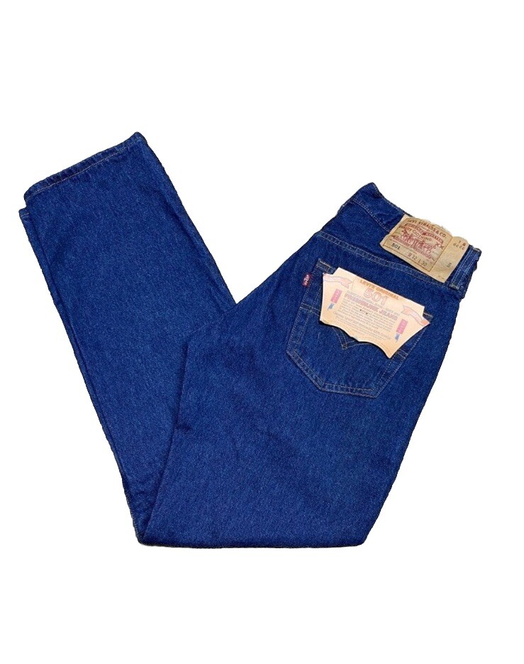 NWT Vintage Deadstock Levi’s 501XX Jeans 32×30 USA Made 1993 Shrink-to-Fit 90s