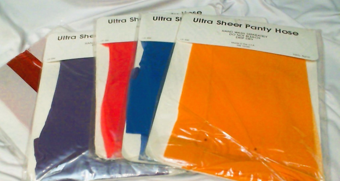 Vintage New Old Stock (NOS) Ultra Sheer Pantyhose Lot – 5 Pack (M / OS) C