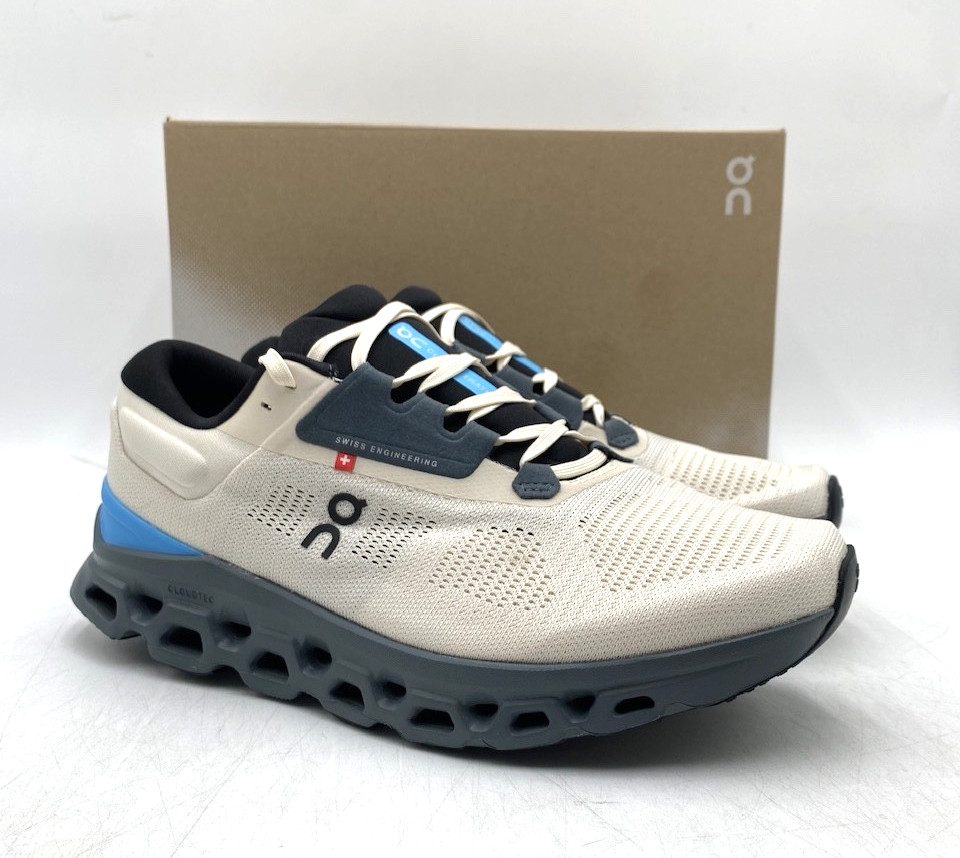 On CLOUDSTRATUS 3 Men’s NEW Running Shoe Green/Horizon Multiple Sizes