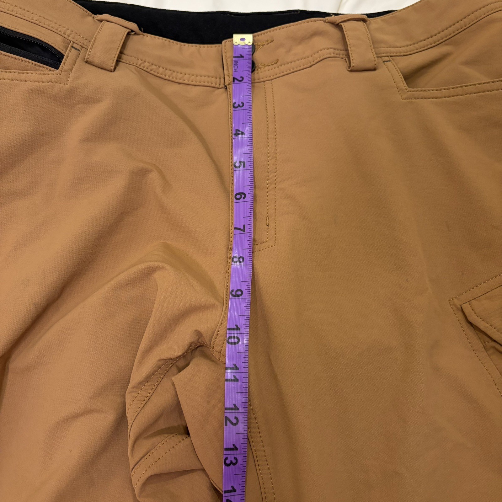 Truewerk T2 Werkpant Mens Size 38×36 Sand Straight Leg Nylon Poly Spandex Good