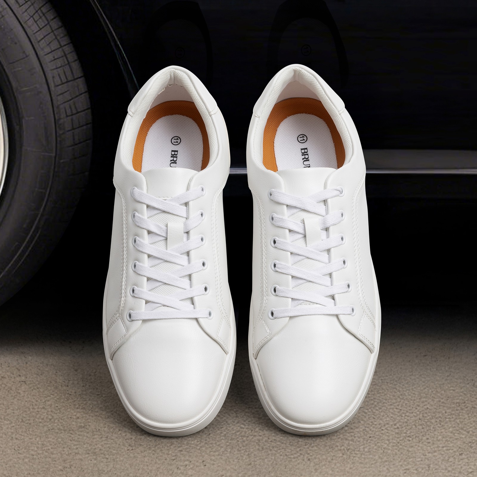 Bruno Marc Men’s Casual Dress Sneakers Lace-Up Skate Shoes