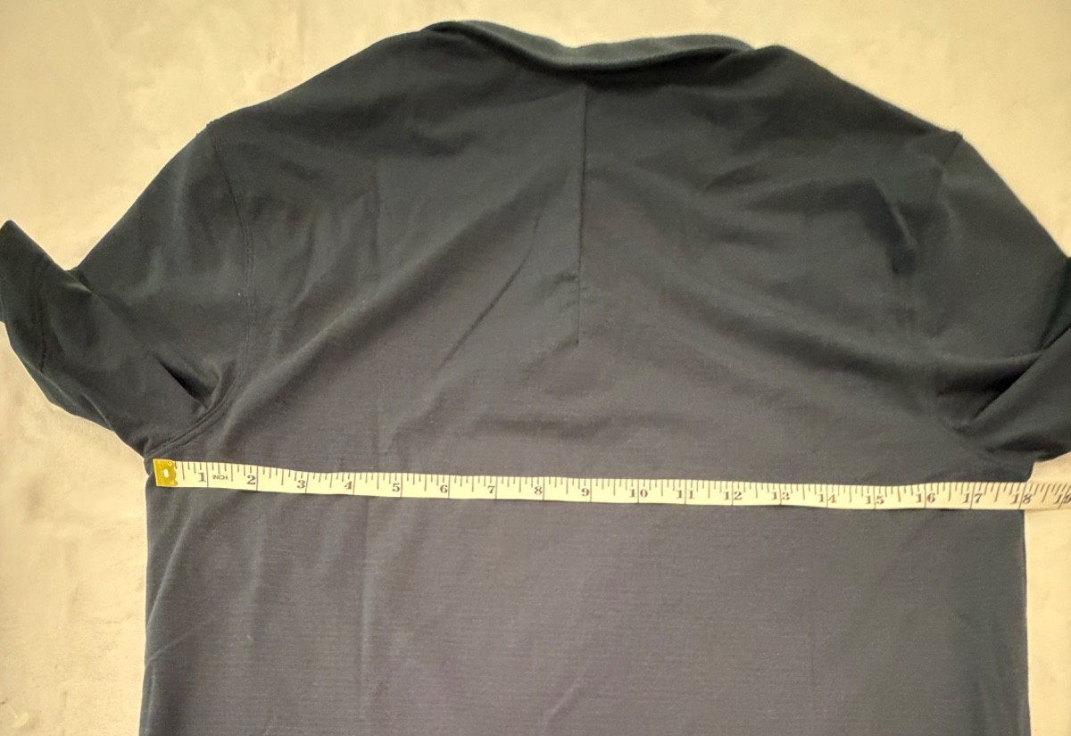 Lululemon Evolution Short-Sleeve Polo Shirt Men’s Small Navy Blue Slim Fit
