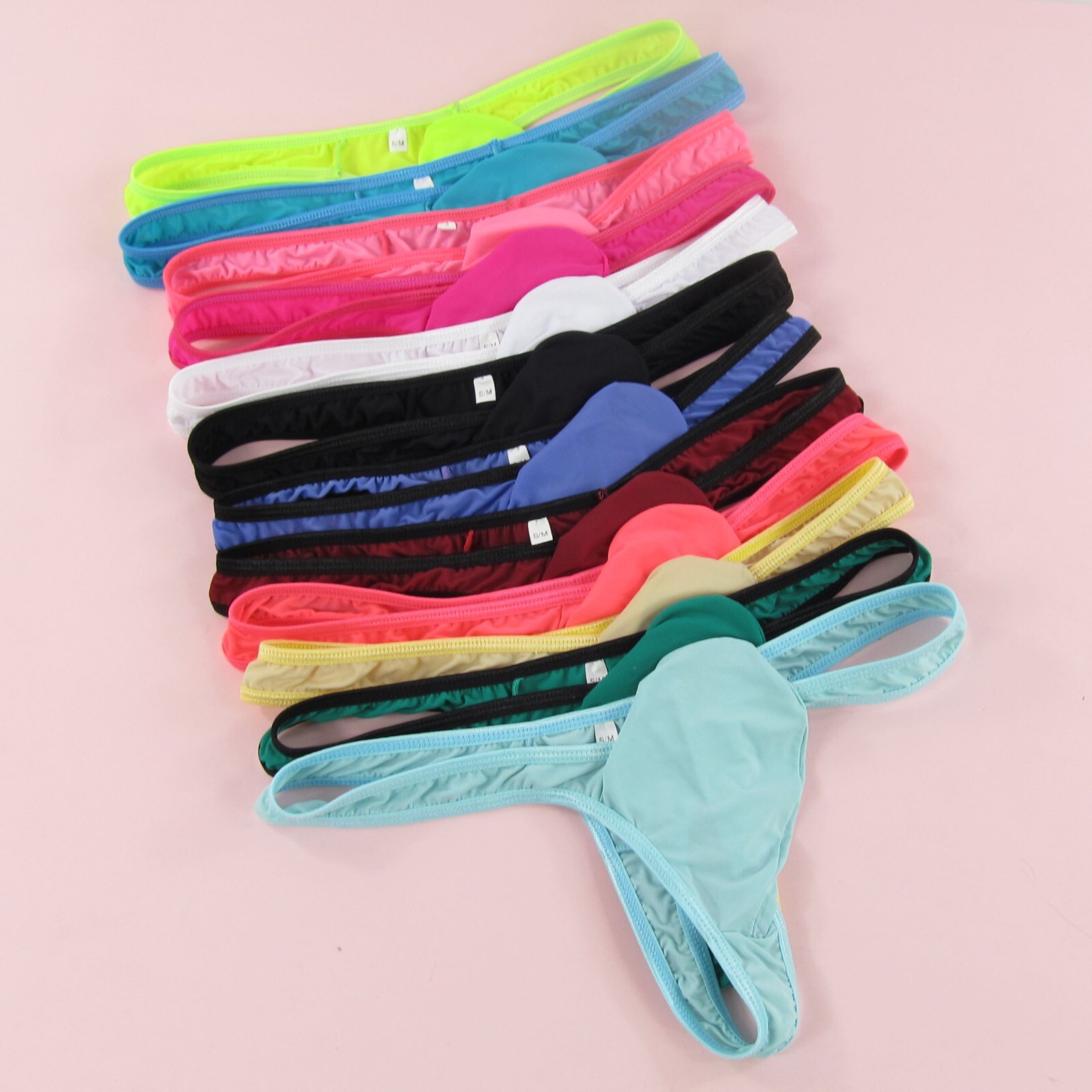 K803 G8032 Grape Smugglers Thong Contoured Pouch Silky Soft Underwear Wide waist