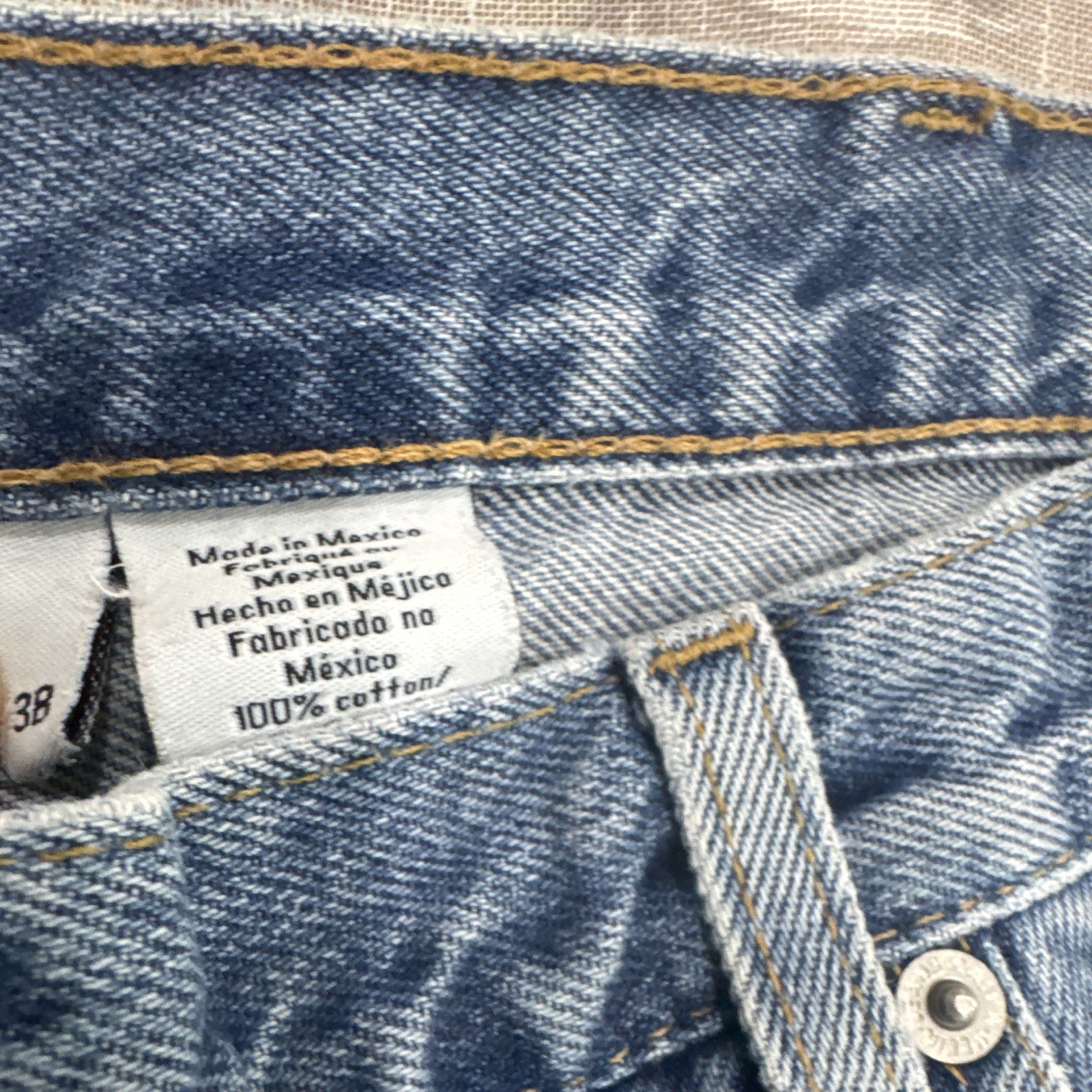 Calvin Klein Jeans Relaxed Straight Leg Jeans 38×30 100% cotton