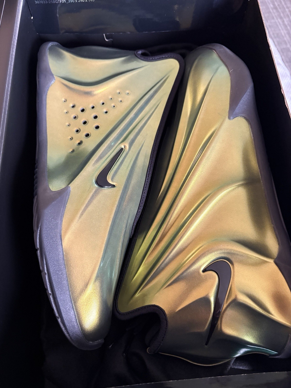 Nike G.T. Future DOAF PE Metallic Nova Green/Black Mid Top Basketball IQ6108