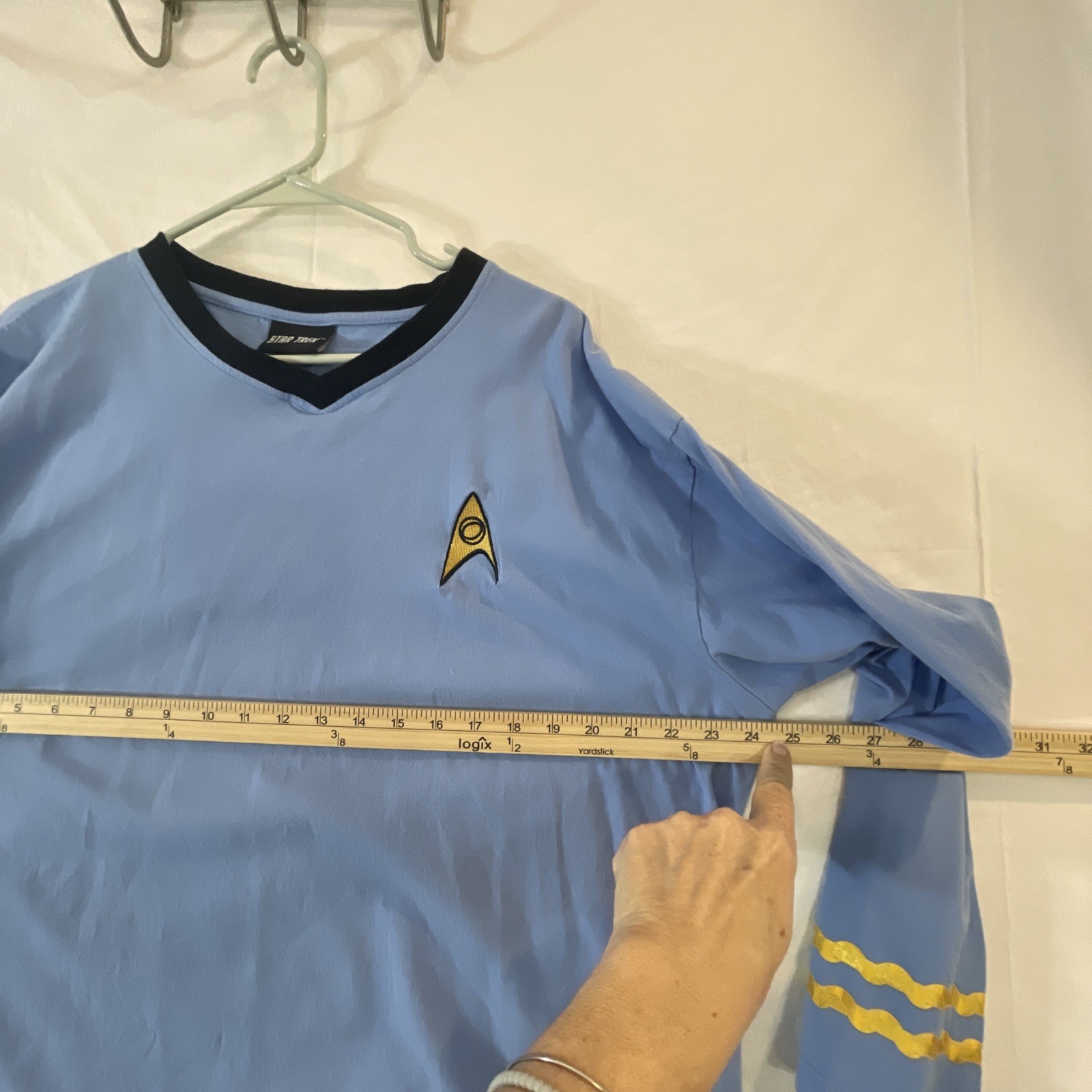 HALLOWEEN COSTUME RUBIE’S STAR TREK SPOCK SHIRT ADULT SZ XL **READ** Party Fun