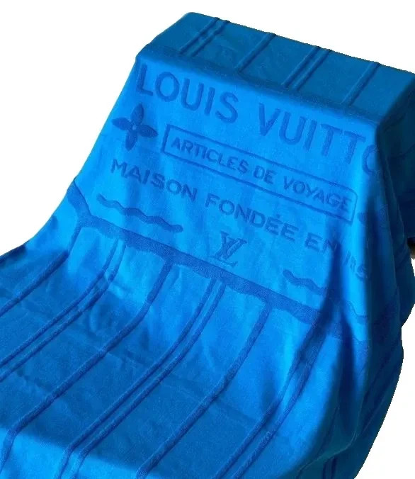 Louis Vuitton Hawaii Neverfull GM PVC Monogram Blue Towel Shoulder Bag Tote LTD