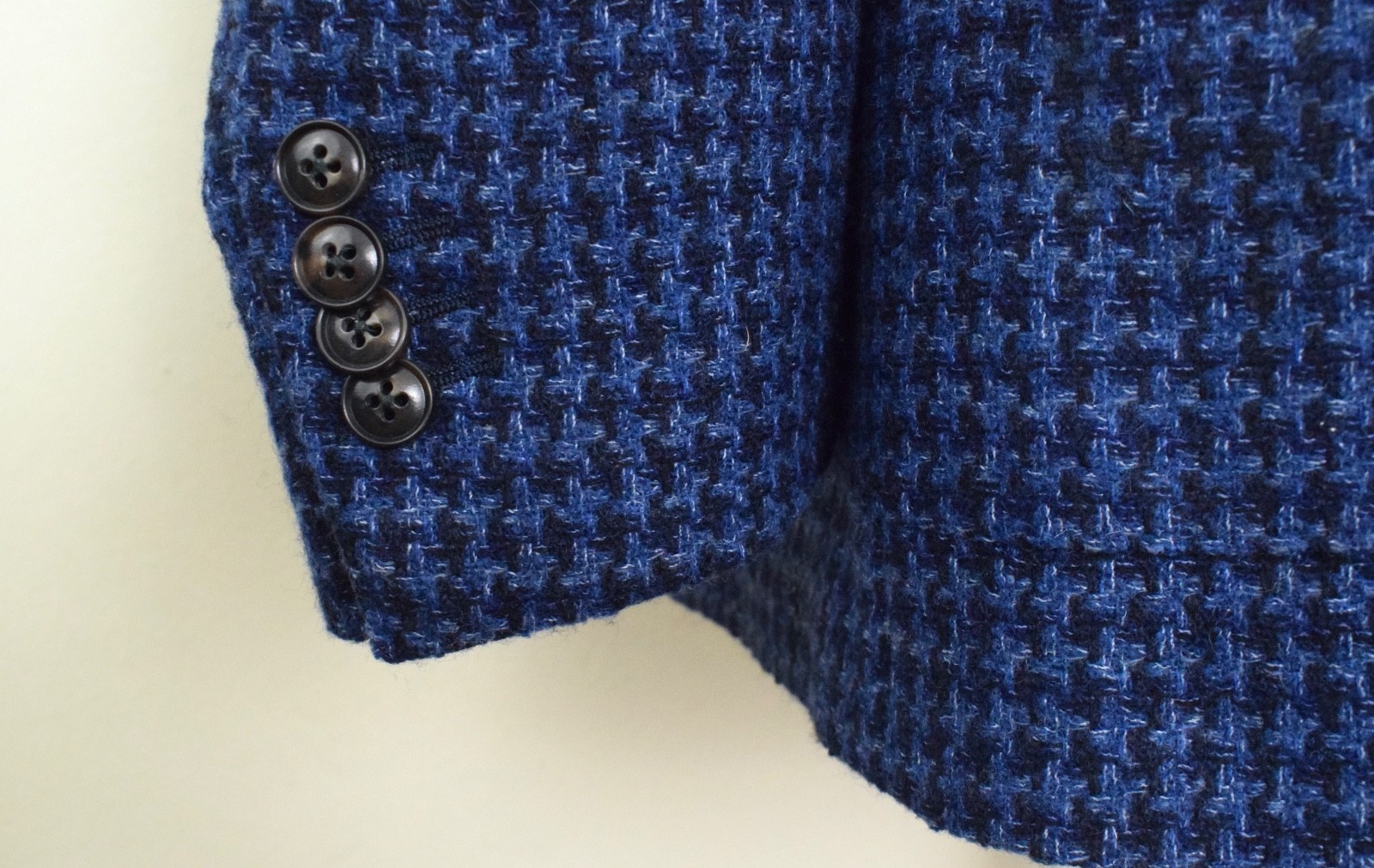 SUITSUPPLY Petrol Blue Textured Weave Suit £627 Size 38S/48S W32 L28 Slim Soho