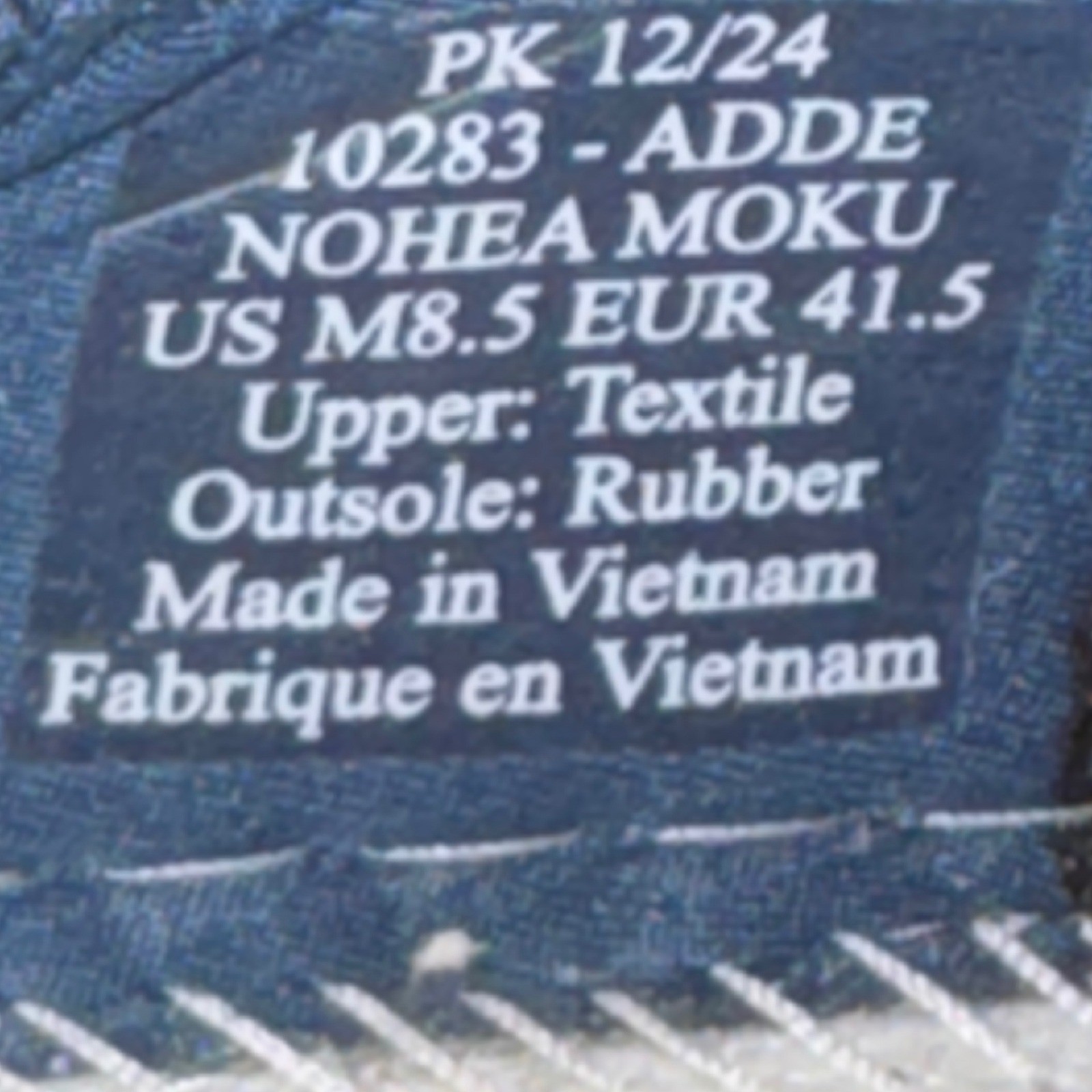 OluKai Nohea Moku Boat Shoes Mens 8.5 Blue Mesh Slip On Sneakers
