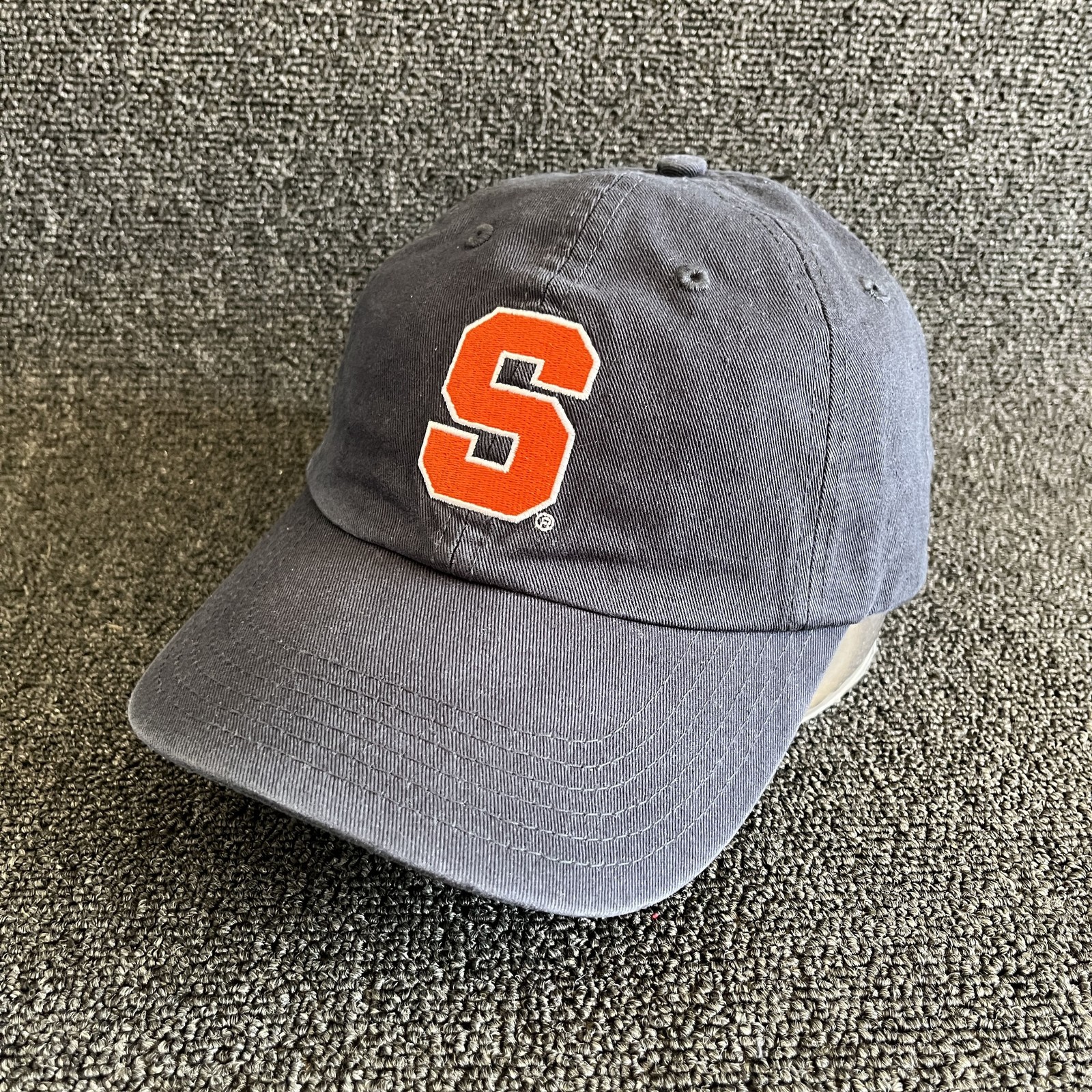 Richardson Syracuse Orange Baseball Cap Strapback Hat Charcoal Grey Adjustable N
