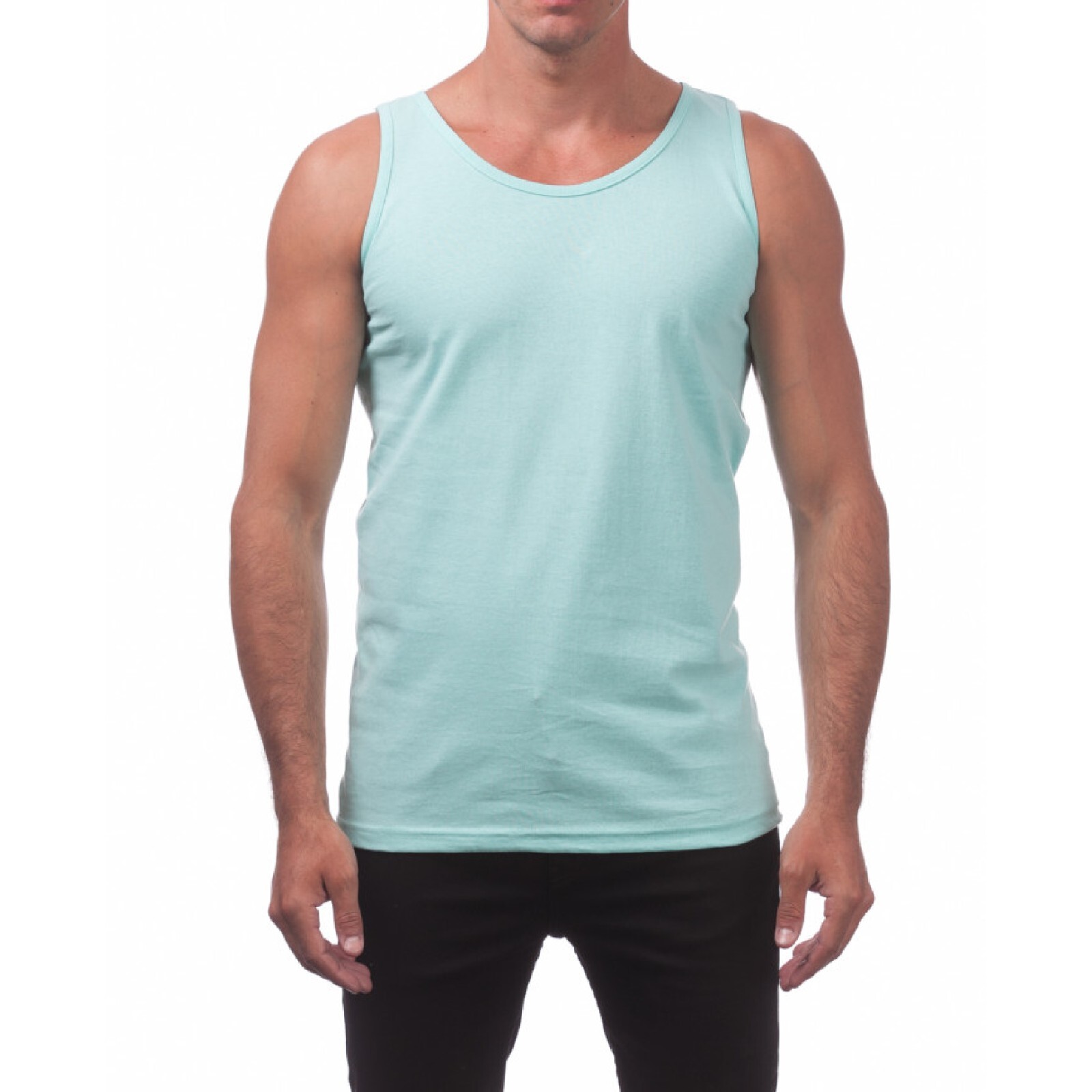 PROCLUB MENS COMFORT TANK TOP PRO CLUB CASUAL SLEEVELESS TANK TOP GYM SUMMER