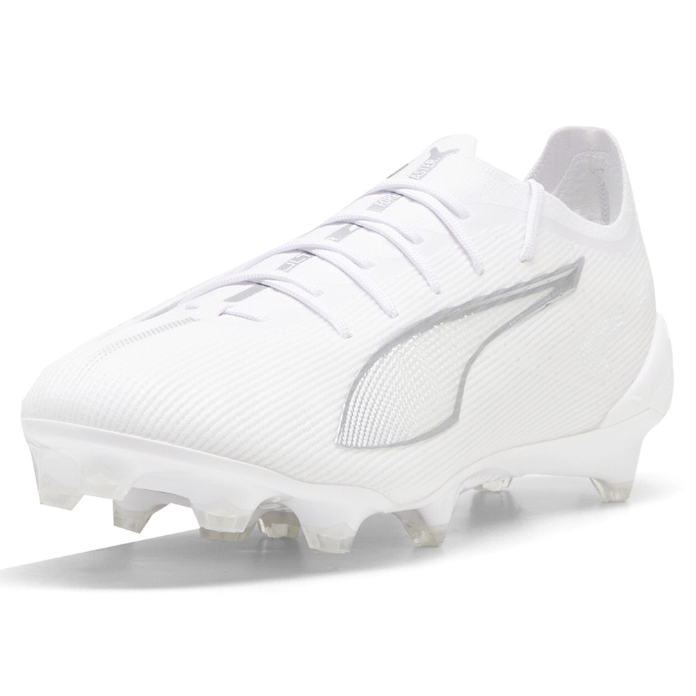 PUMA Ultra 5 Ultimate Firm Ground Soccer Cleats Mens White Sneakers Athletic Sho