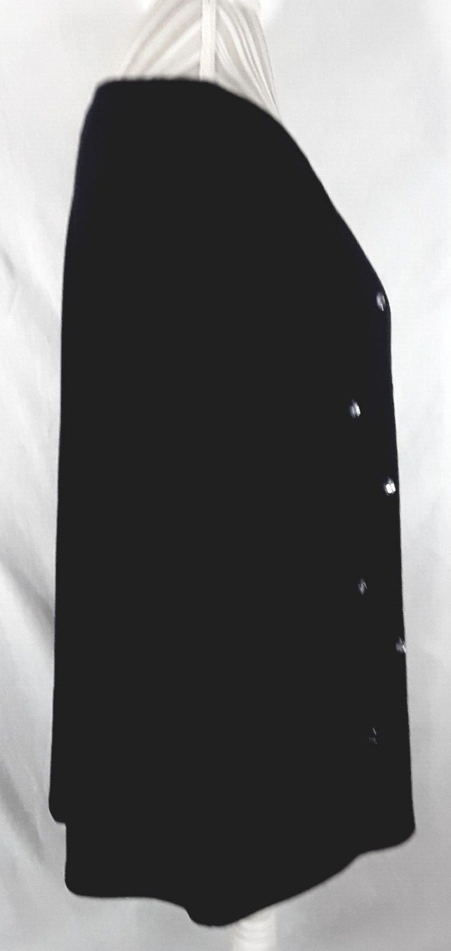 TA1-24 I.N. Studio XL woman’s 3/4 sleeve blouse black with teardrop beads, soft