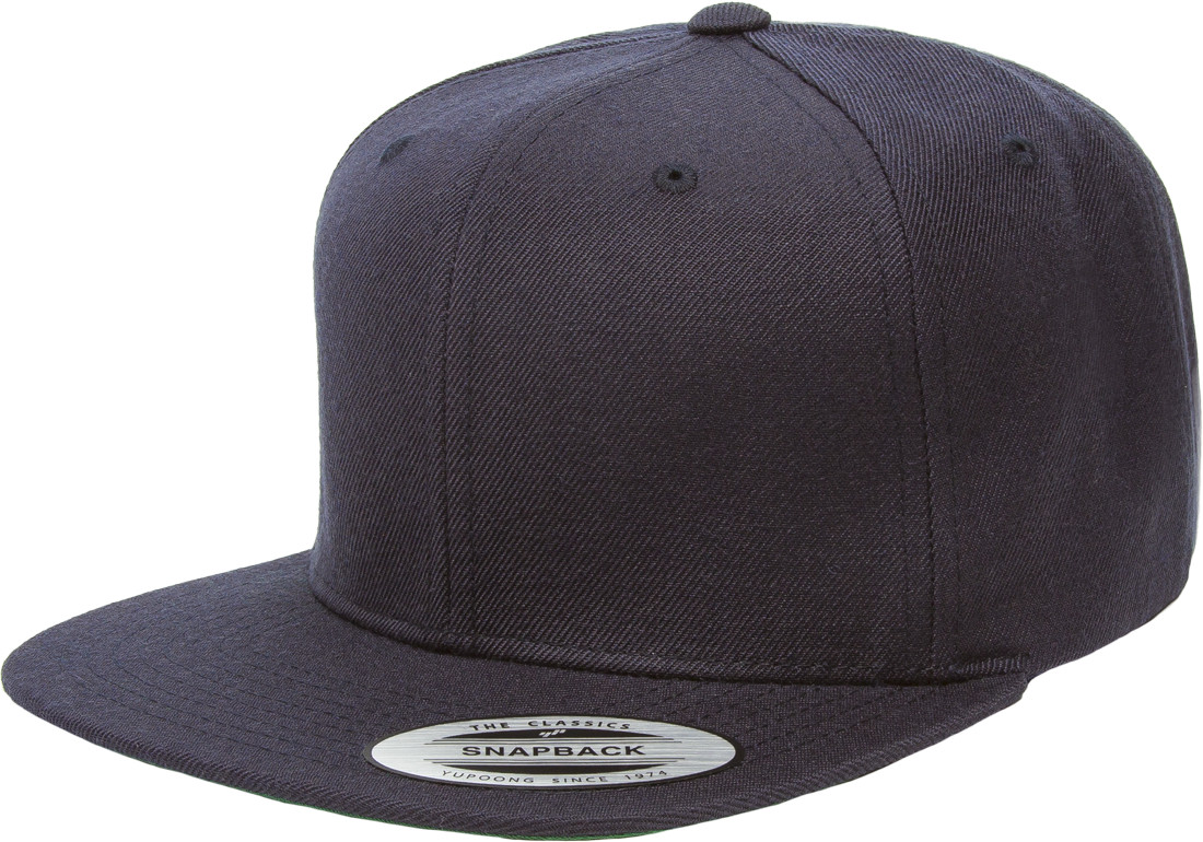 Yupoong Classic Snapback Hat Baseball Cap Plain Blank Snap Back 6089 Adjustable