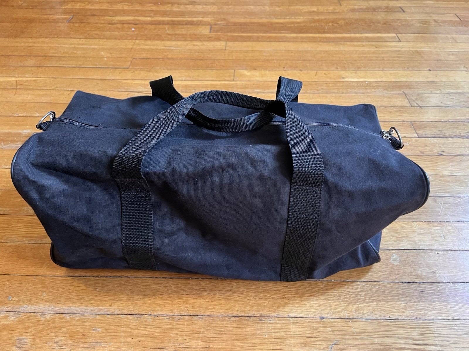 VINTAGE Maxell Blown Away Guy Duffel Bag Black Frequent Buyer Program