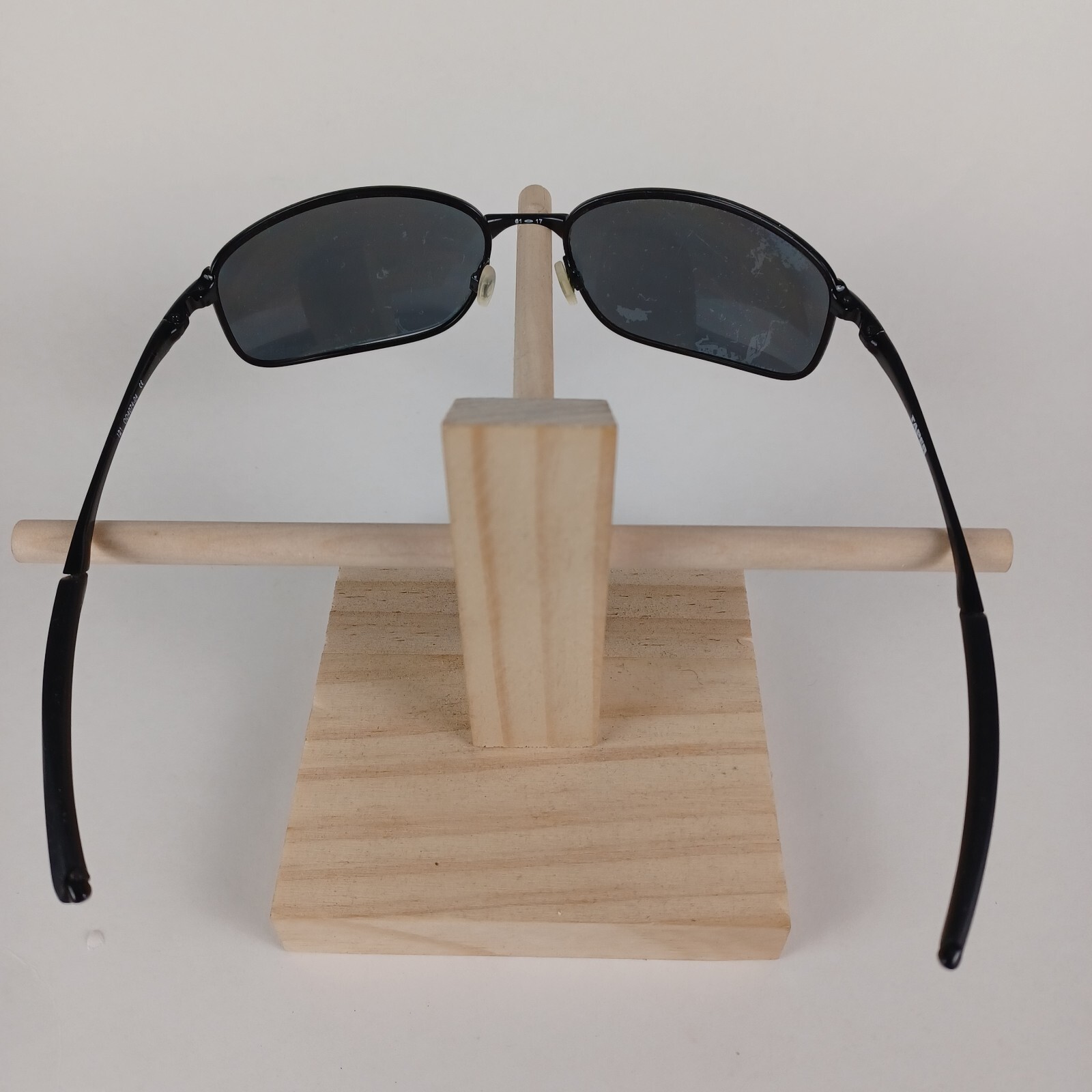Oakley Taper Sunglasses Frame OO4074-04 Shiny Black Wrap Metal 61 17 121mm