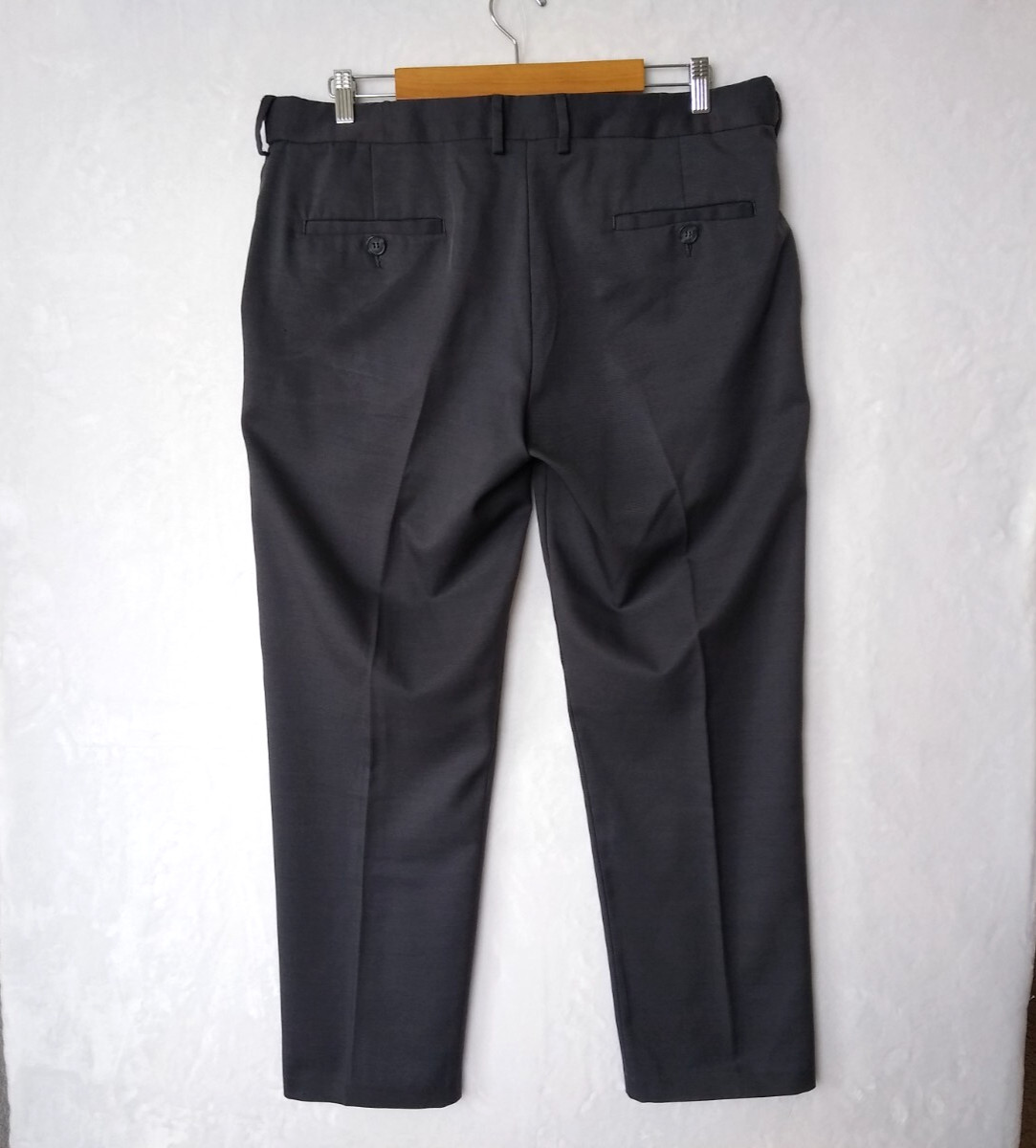 Haggar Dress Pants Mens 36×30 Gray Straight Fit All Day Comfort Expandable-Waist