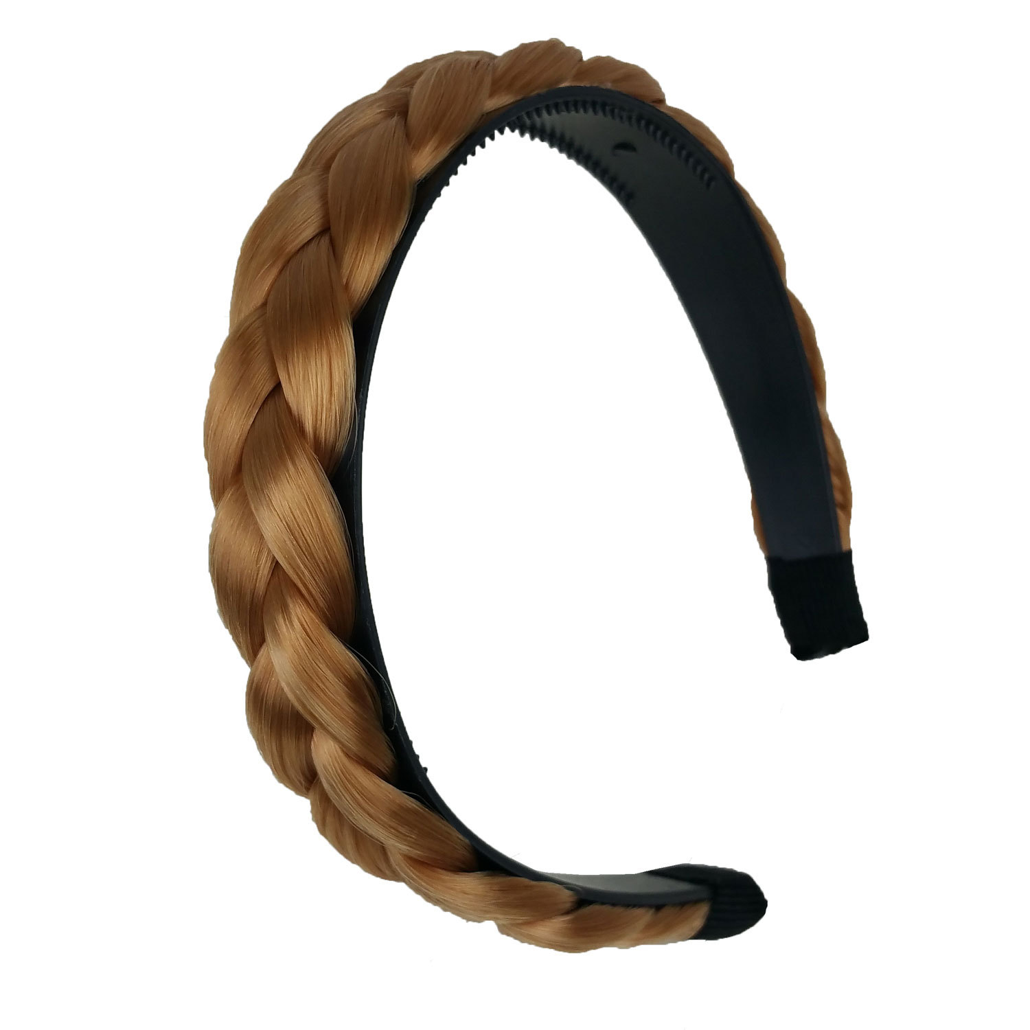 2 pcs Hair Headband Braided Plaited Headband Synthetic Hairband for Women Girls