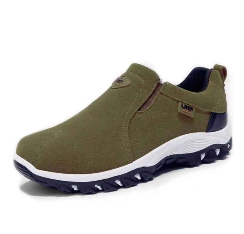 Men’s Slip on Sports Outdoor Sneakers Trainers Casual Running Hiking Shoes Size