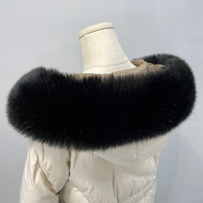 Women’s Coat Collar Detachable Fur Collar Winter Simulation Fox Fur Universal