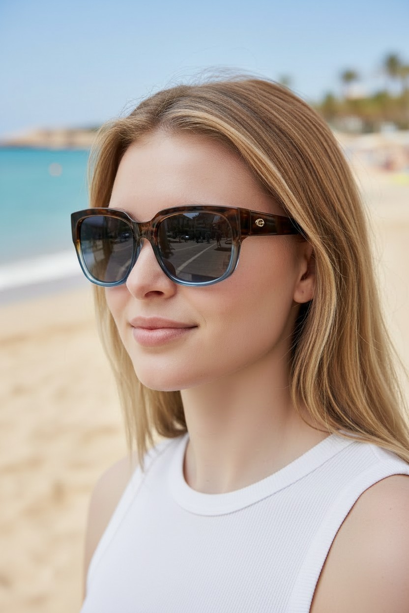 COSTA DEL MAR shiny wahoo/silver mirror WATERWOMAN polarized 580P sunglasses NEW