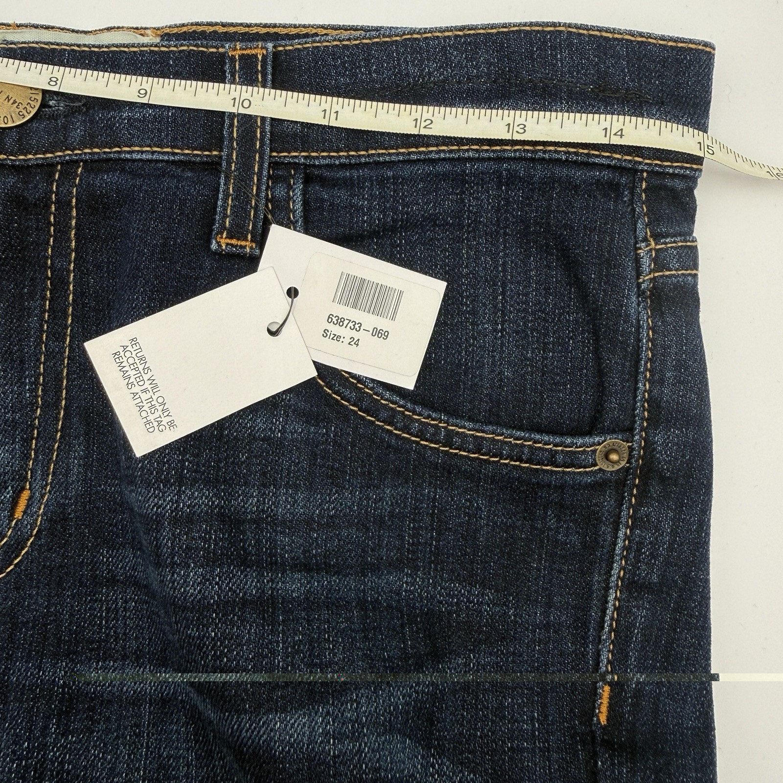 NWT Current/Elliott The Fling in Gibson Destroy Women’s Sz24 USA Boyfriends Fits