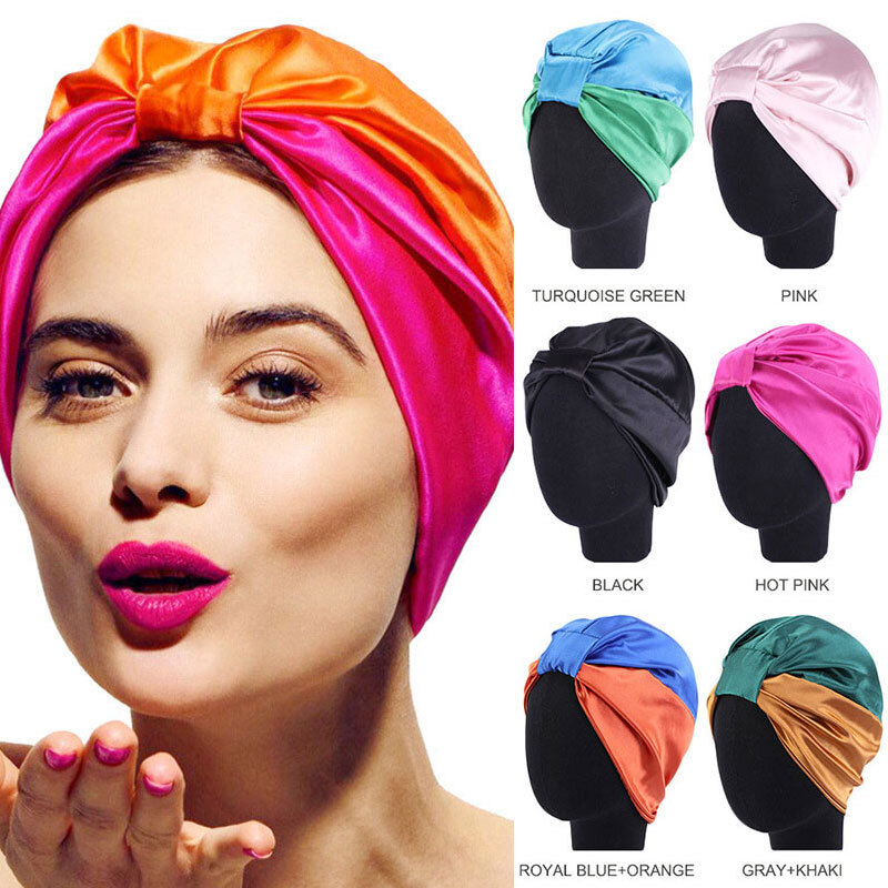 Stretch Muslim Headscarf, Chemo Cap for Hair Loss Women Wrap Turban