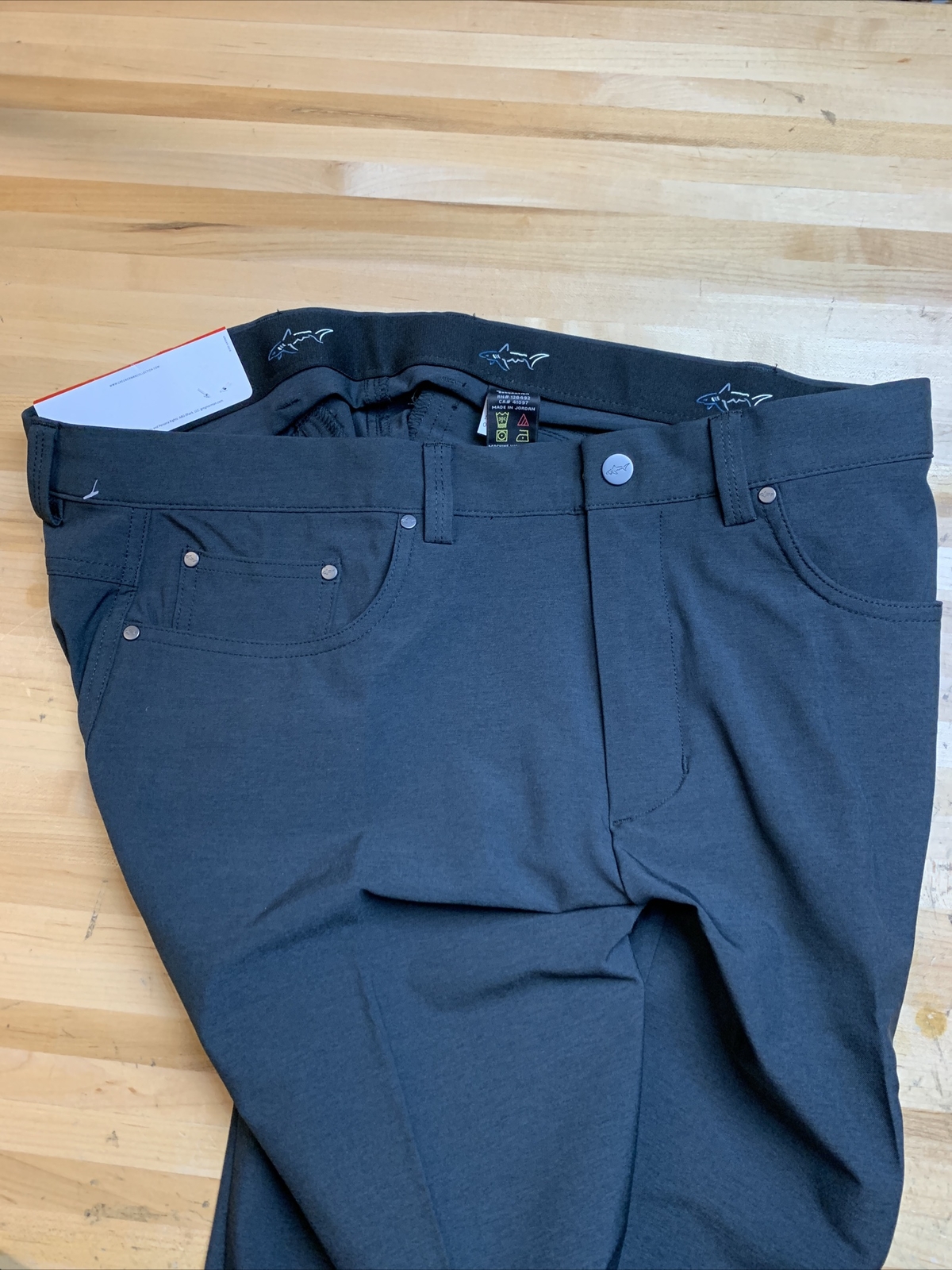 Greg Norman Men’s Ultimate 5-Pocket Clubhouse Golf Pants ML75 Variety Sizes