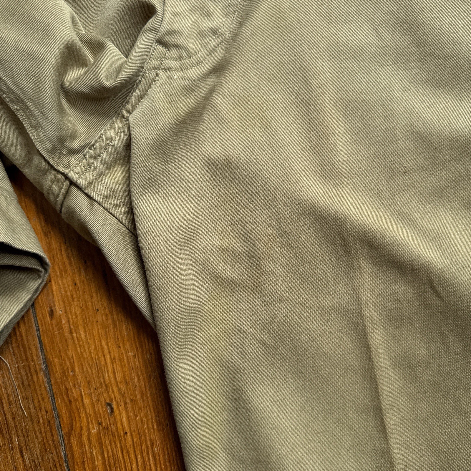 Vintage 50’s US Military Button Fly Khaki Pants Trousers Measured 35×28 Chinos