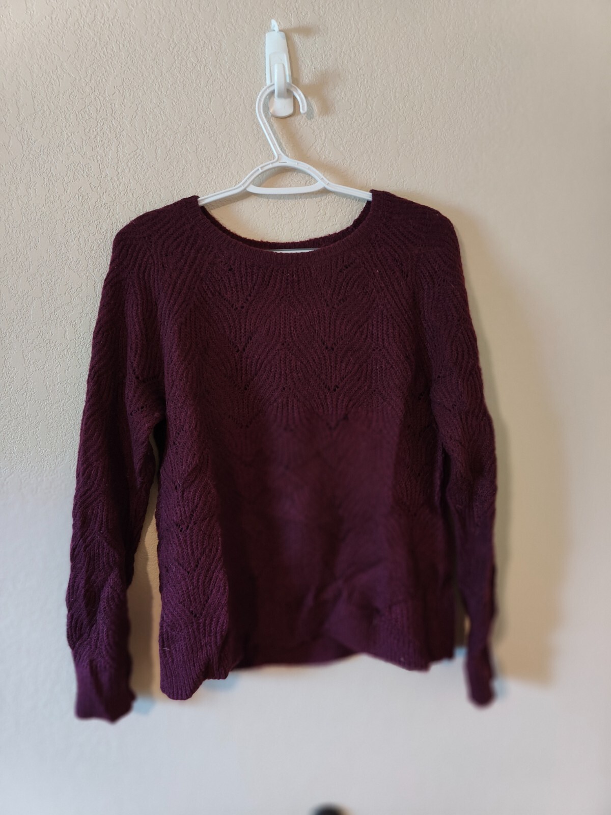 LOFT Purple Light Sweater Measurments In Photos Returns Accepted