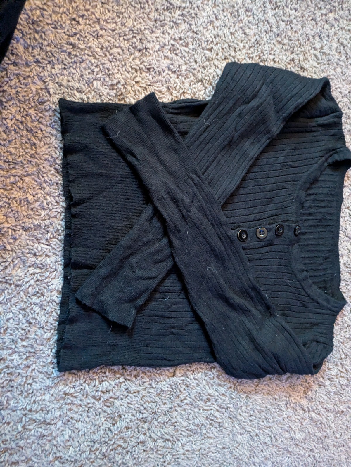 womens black button up work shirt cropped professional