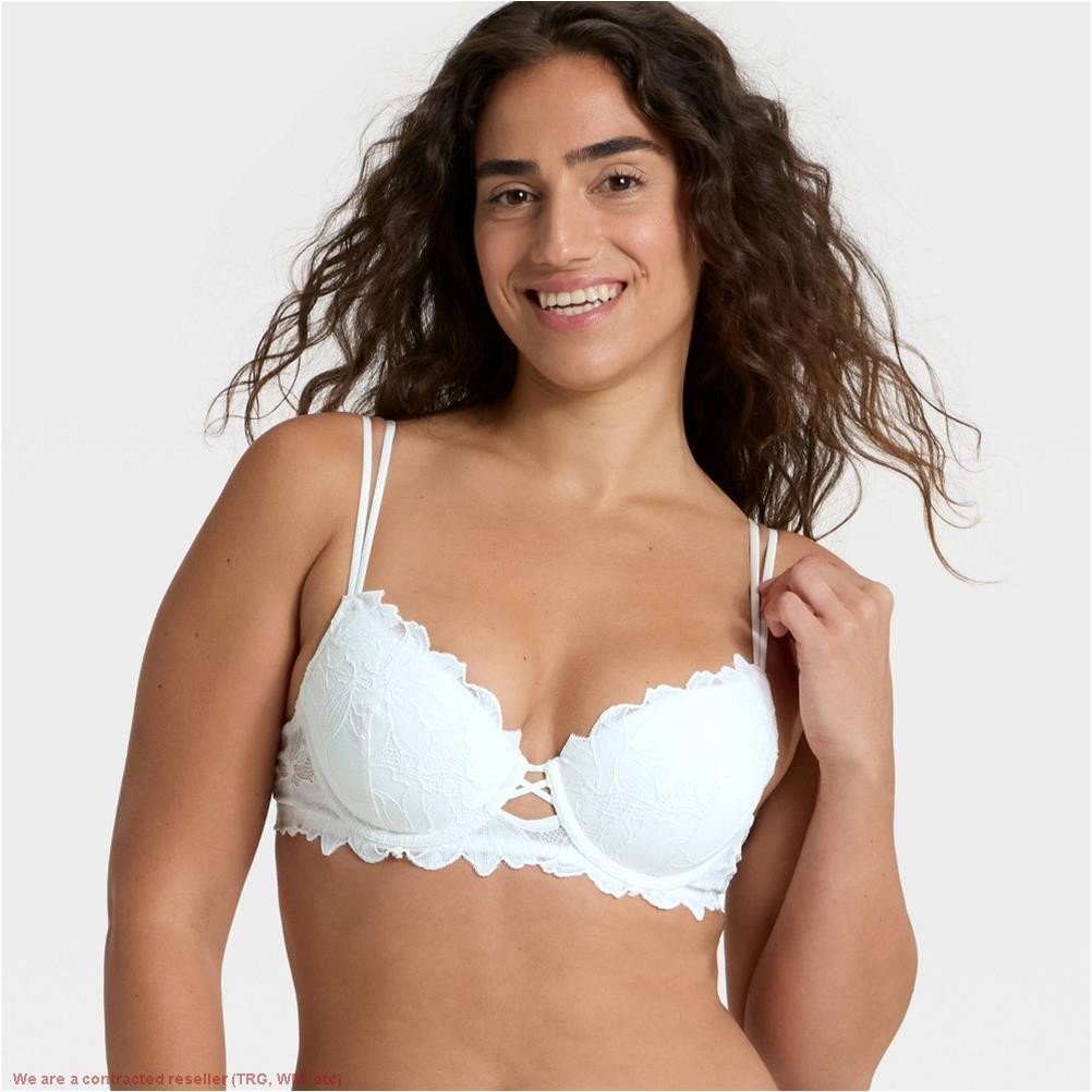 Women’s Lace Lightly Lined Demi Bra – Auden White 38B *SEE DEAL!!!*