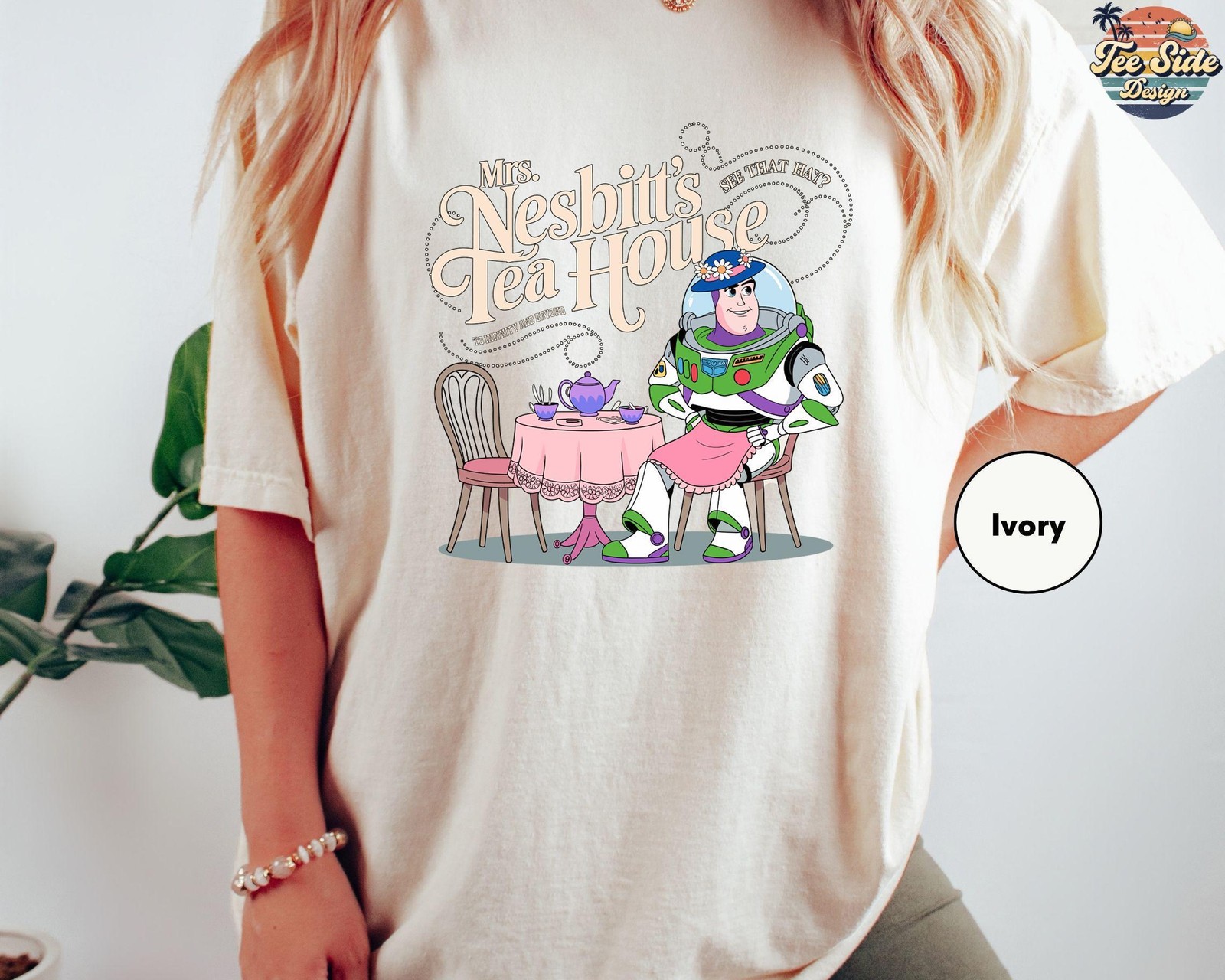 Tea House Shirt Whimsical Tea Party Graphic Tee Cottagecore Tea Lover Gift
